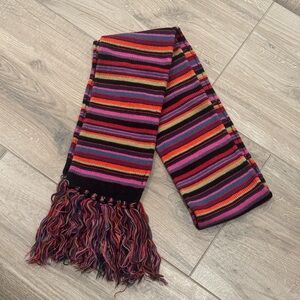 New York and Company - Striped Multicolor Knit Scarf